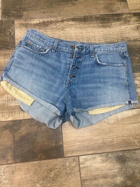 rag & bone Light Blue Denim Ankle/Cropped Shorts